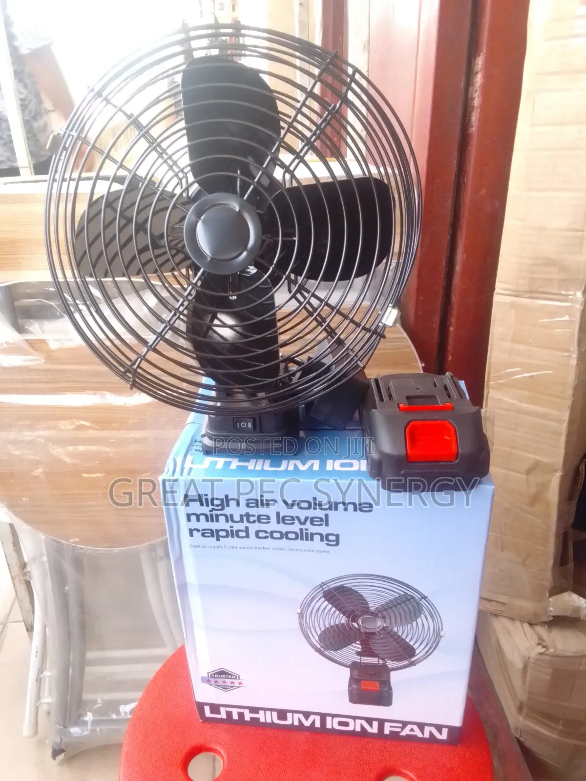 Lithium Ion Fan