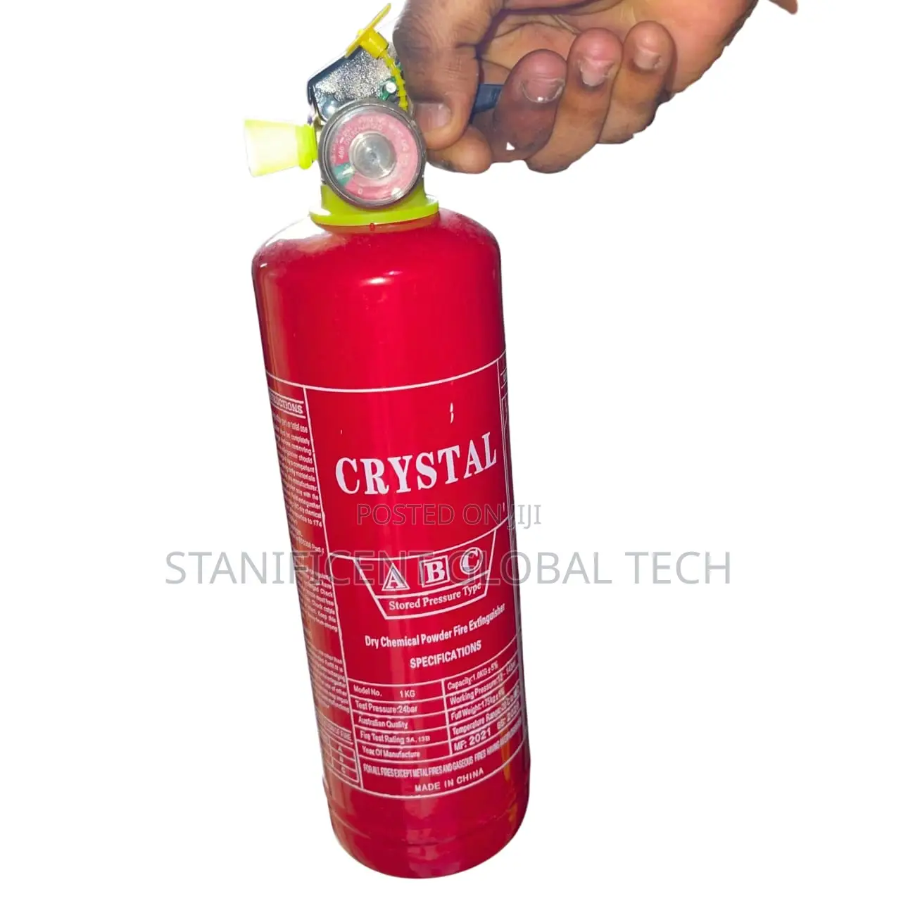 Crystal 1kg Multi-Purpose Fire Extinguisher