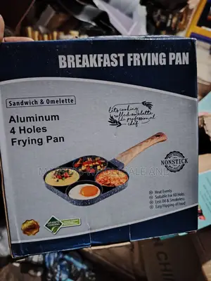 Generic 4-Hole Aluminum Breakfast Frying Pan