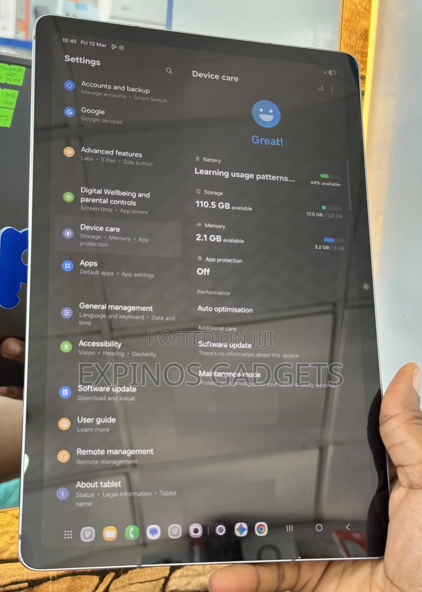 Samsung Galaxy Tab S9 FE 128 GB Gray
