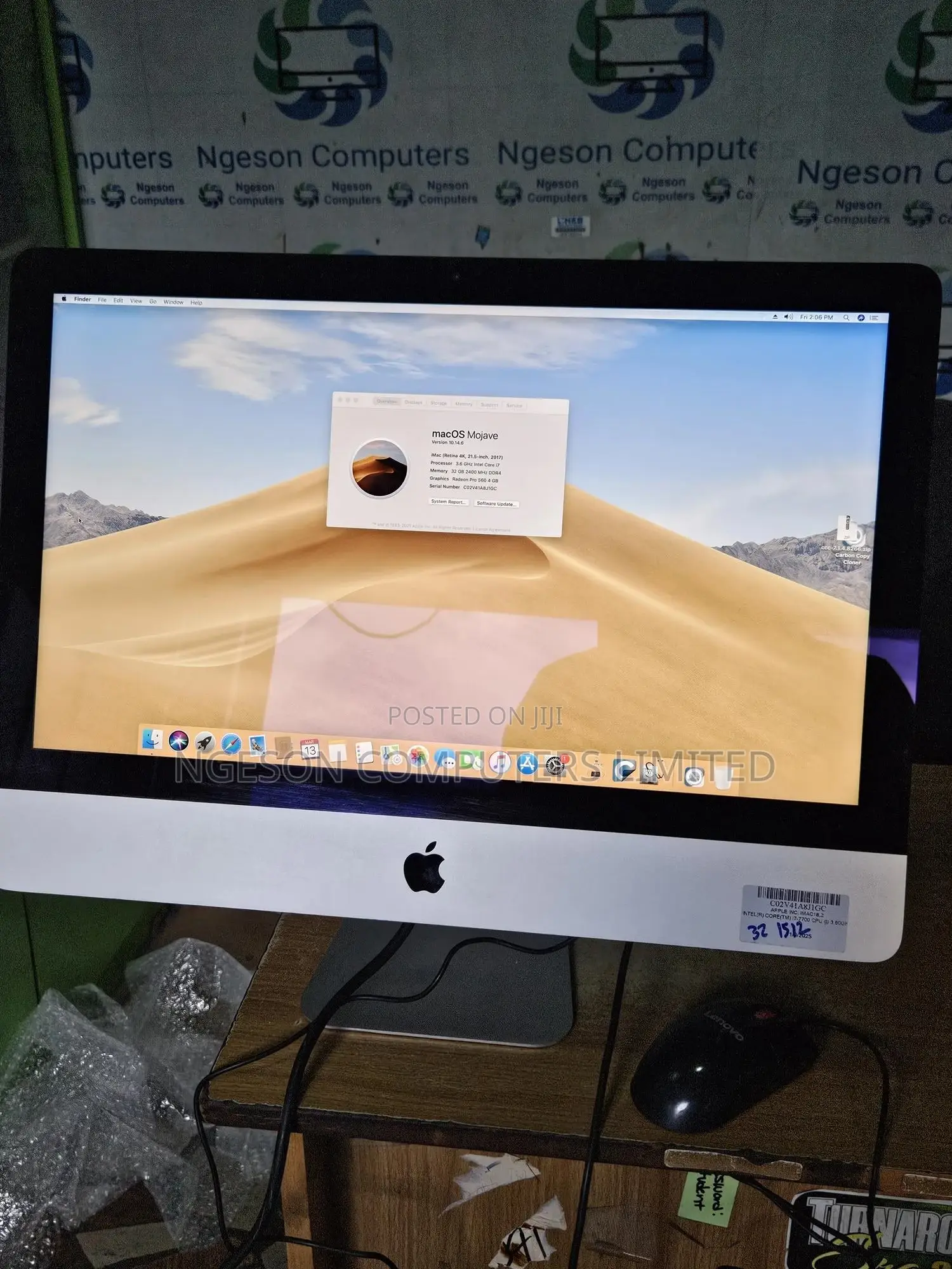 Desktop Computer Apple iMac 32GB Intel Core i7 SSD 512GB