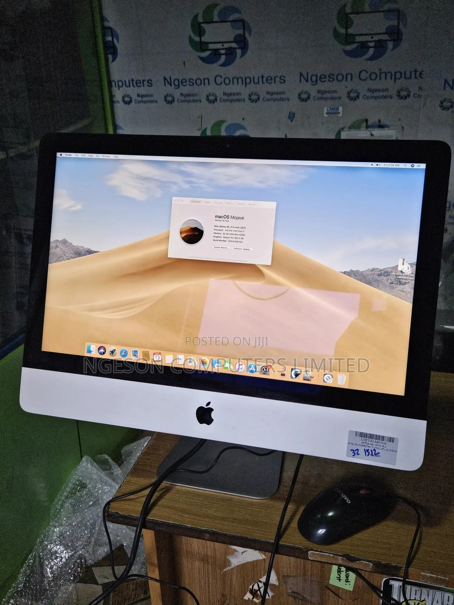 Desktop Computer Apple iMac 32GB Intel Core i7 SSD 512GB