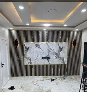 Fluted Panel and Tv Unit,Wall Console