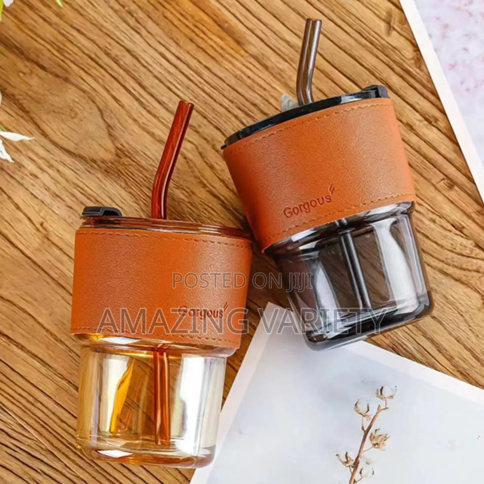 Slub Glass Portable Cup