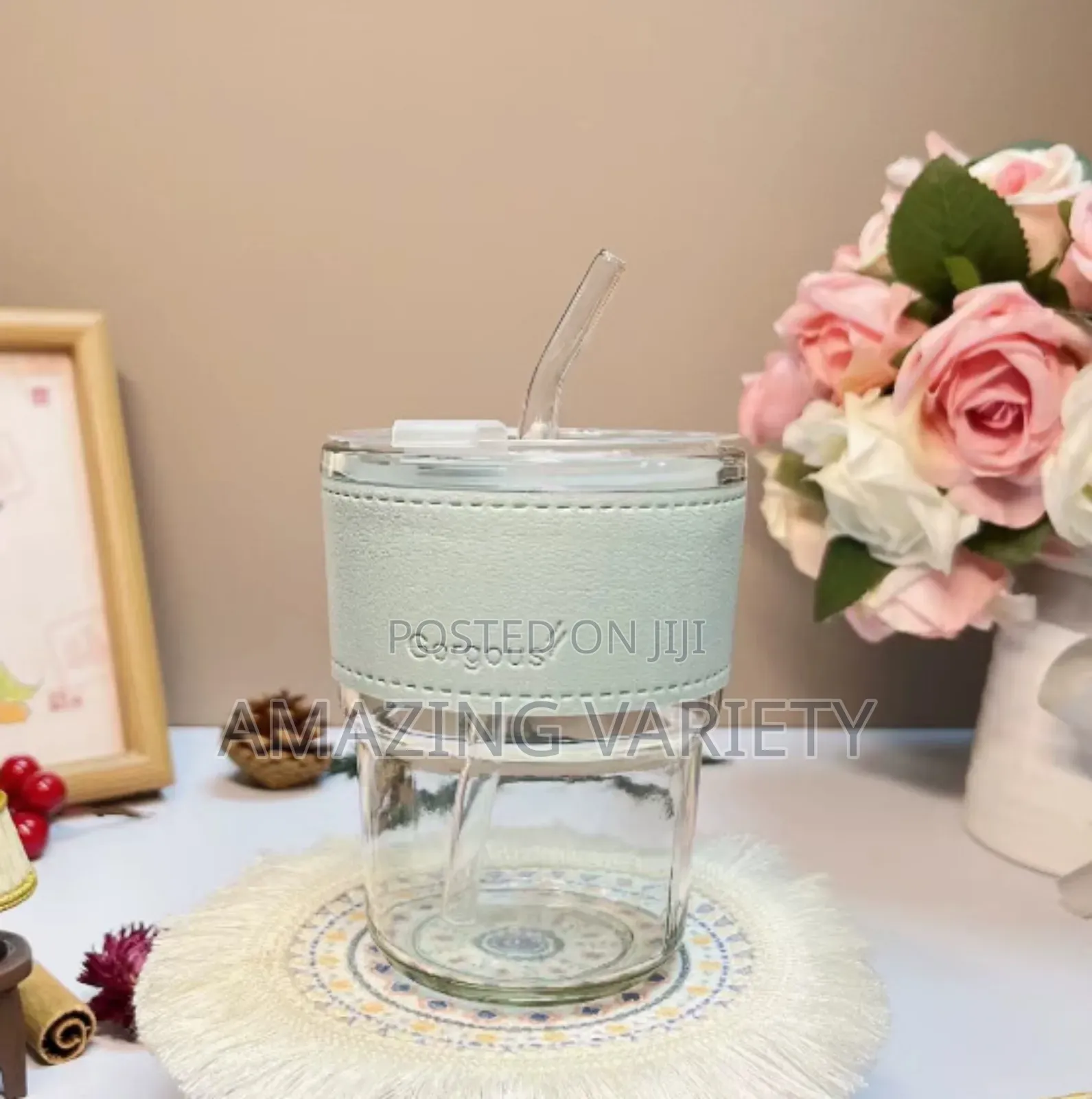 Slub Glass Portable Cup