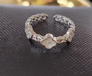 Women Rings Silver Flower Rings Lady Ring Gift 69