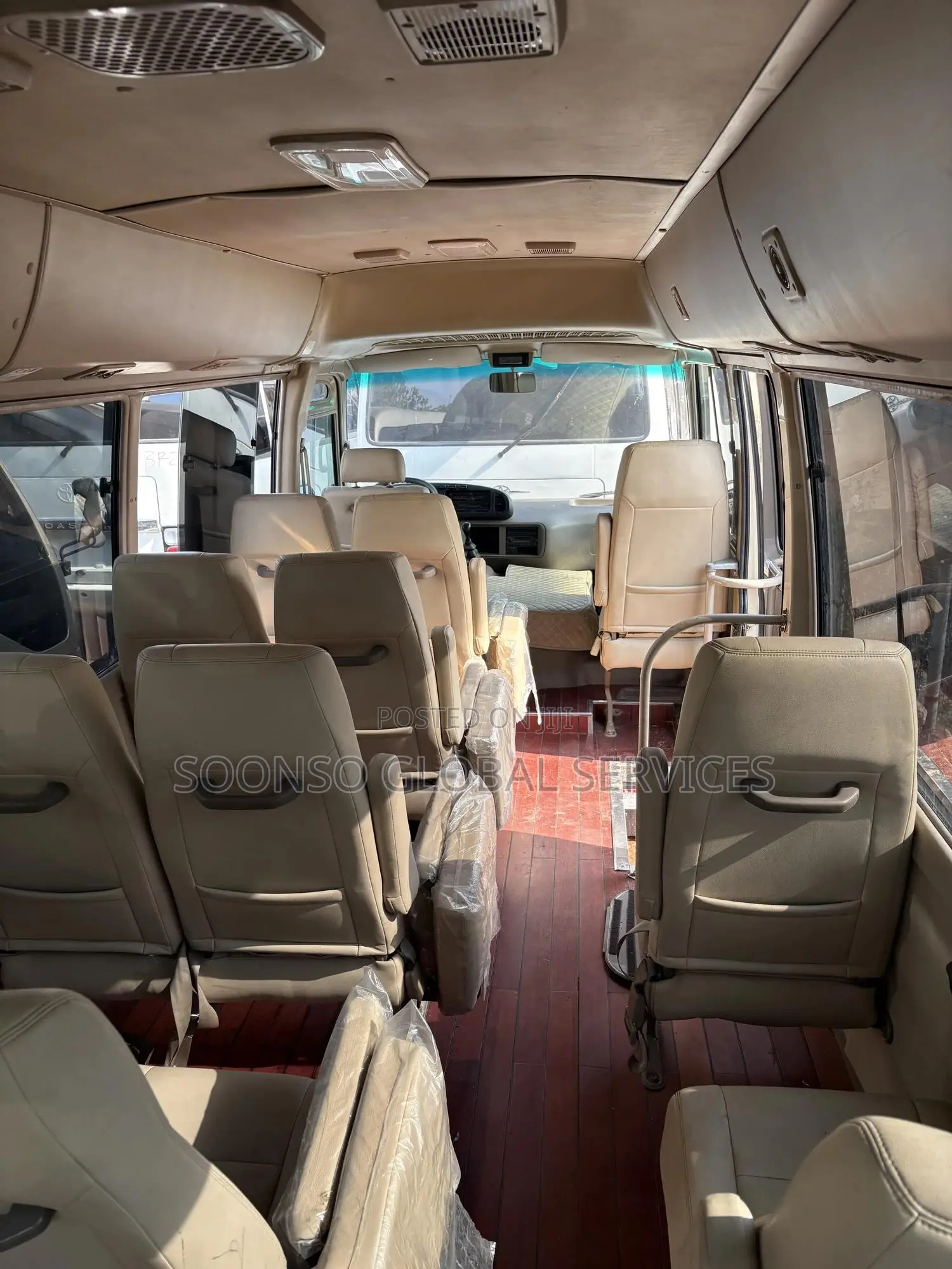 Toyota Coaster 2017 Brown
