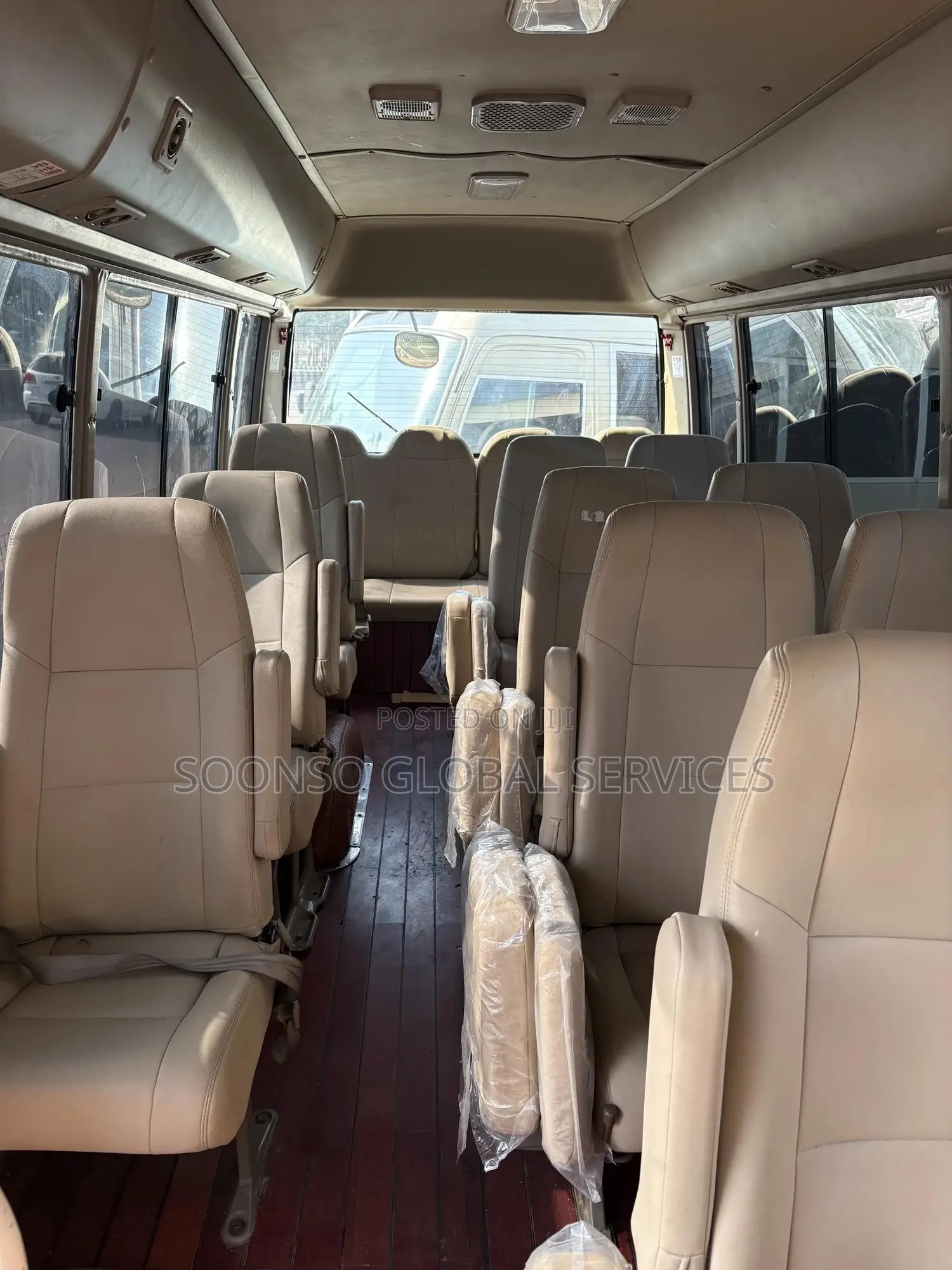 Toyota Coaster 2017 Brown