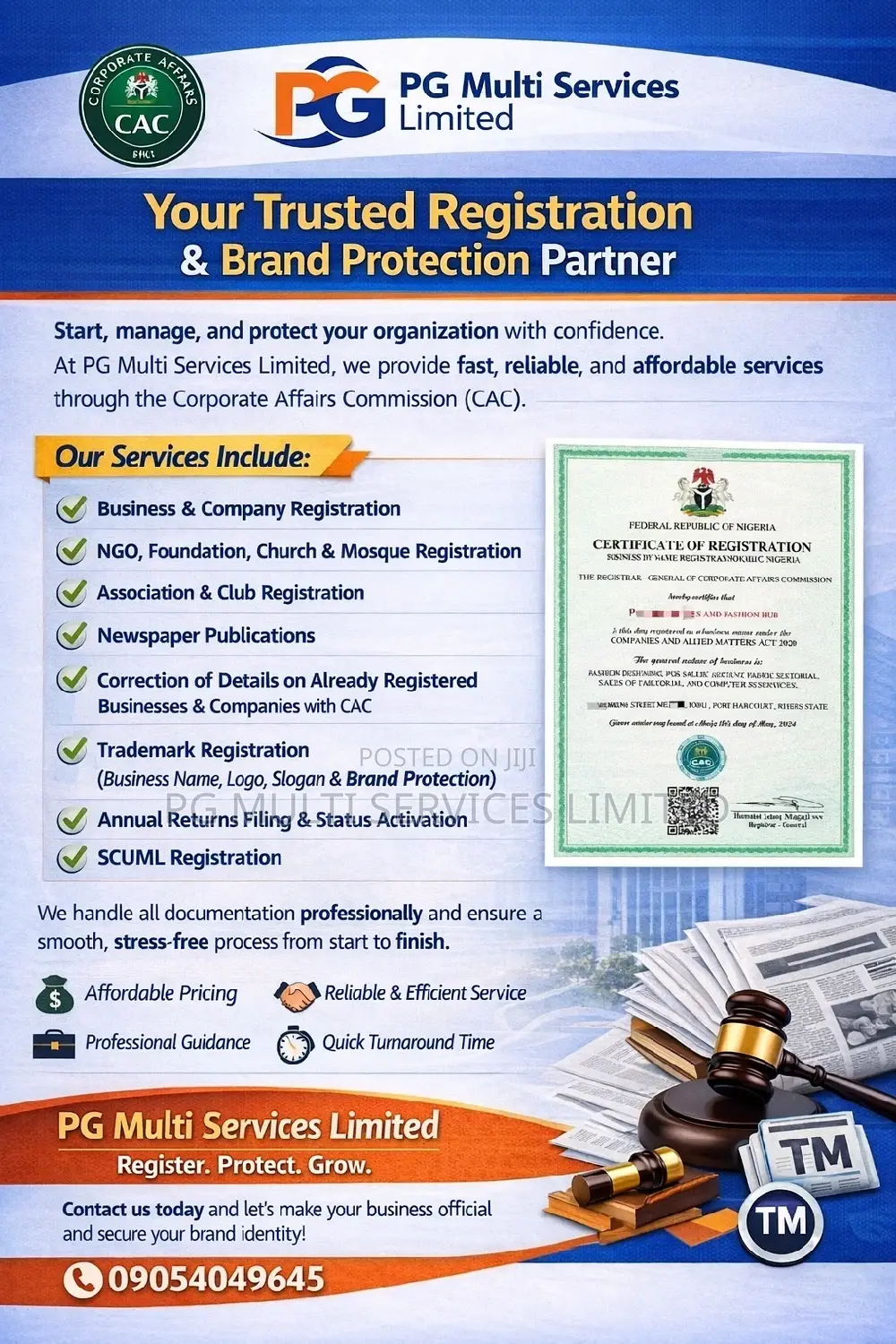 Cac Business Name Registration