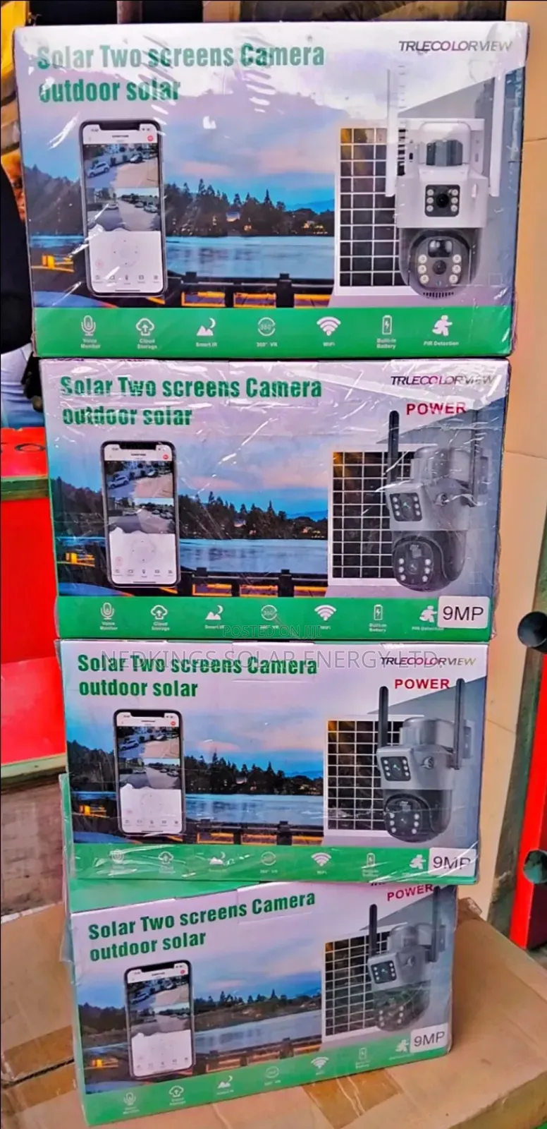 Dual Lens (V380) Solar Camera