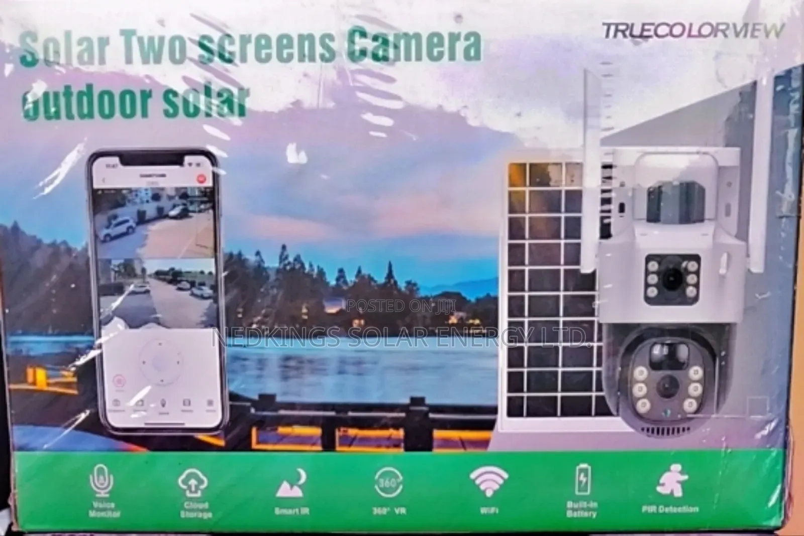 Dual Lens (V380) Solar Camera