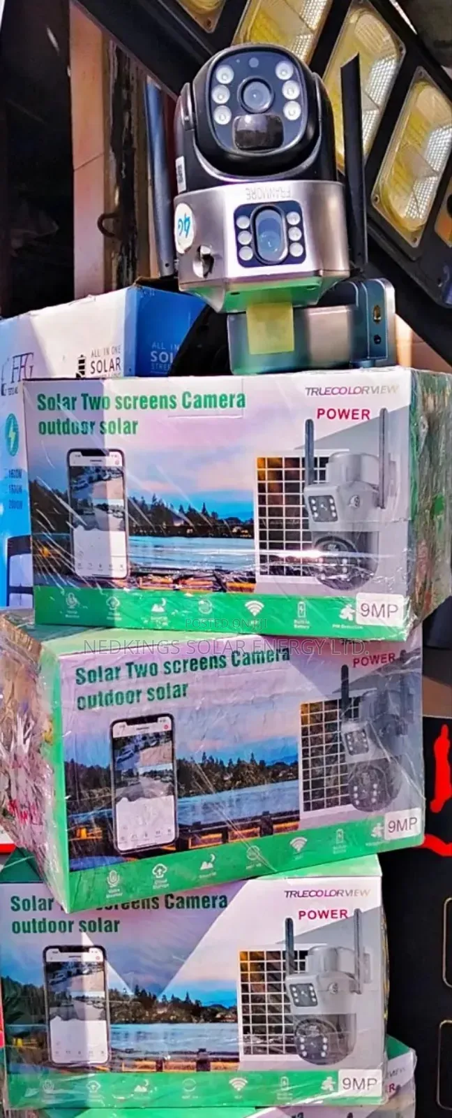 Dual Lens (V380) Solar Camera