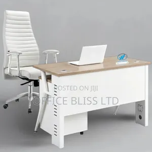 Premium Office Table And Leather Office Chair