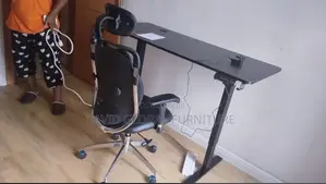 Adjustable Desk With Chair
