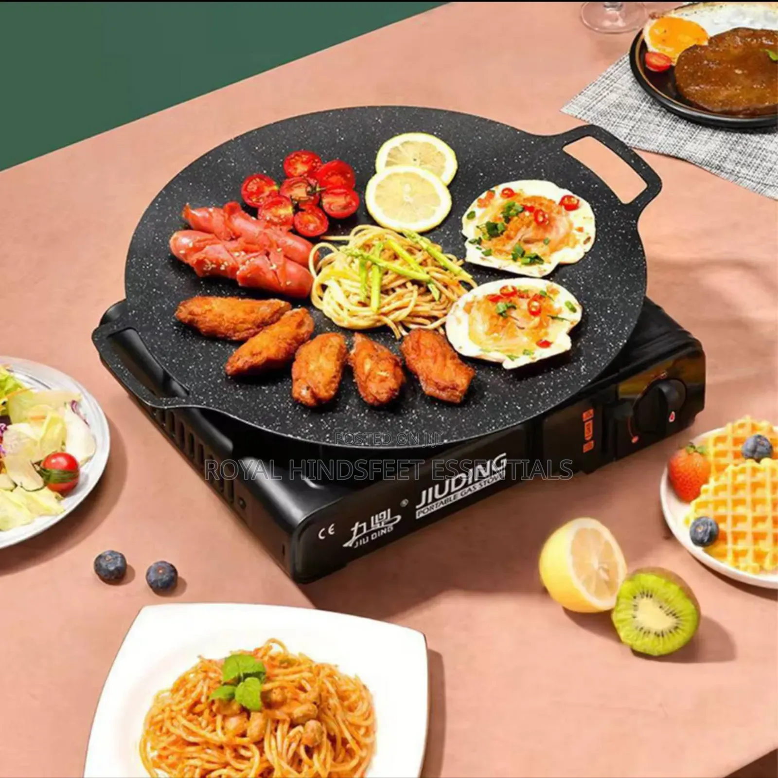 Anti-Stick Multi-Function Barbeque / Cooking Plate
