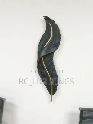 Luxury Led Feather Wall Light