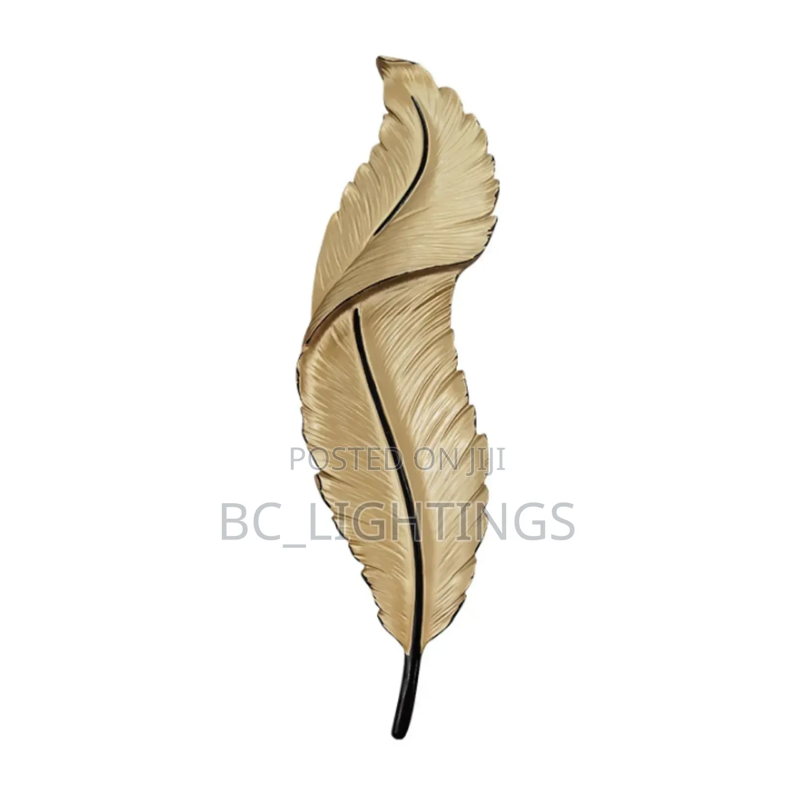 Luxury Led Feather Wall Light