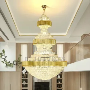 Luxury Crystal Chandelier Light With Remote Control Led and Bulb1200mm