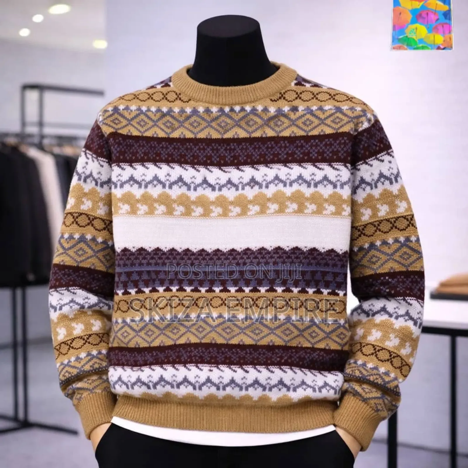 Bold Stripe Pullover