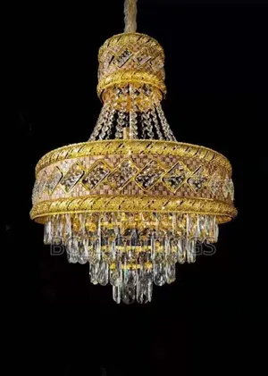 Luxury Crystal Chandelier Light With Remote Control Led and Bulb