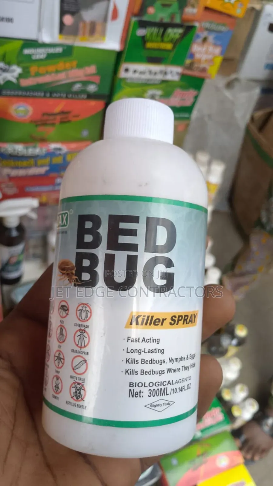300ml Bed Bug Insecticide - Jet Edge Contractors Price: ₦ 5,000 on Jiji ...