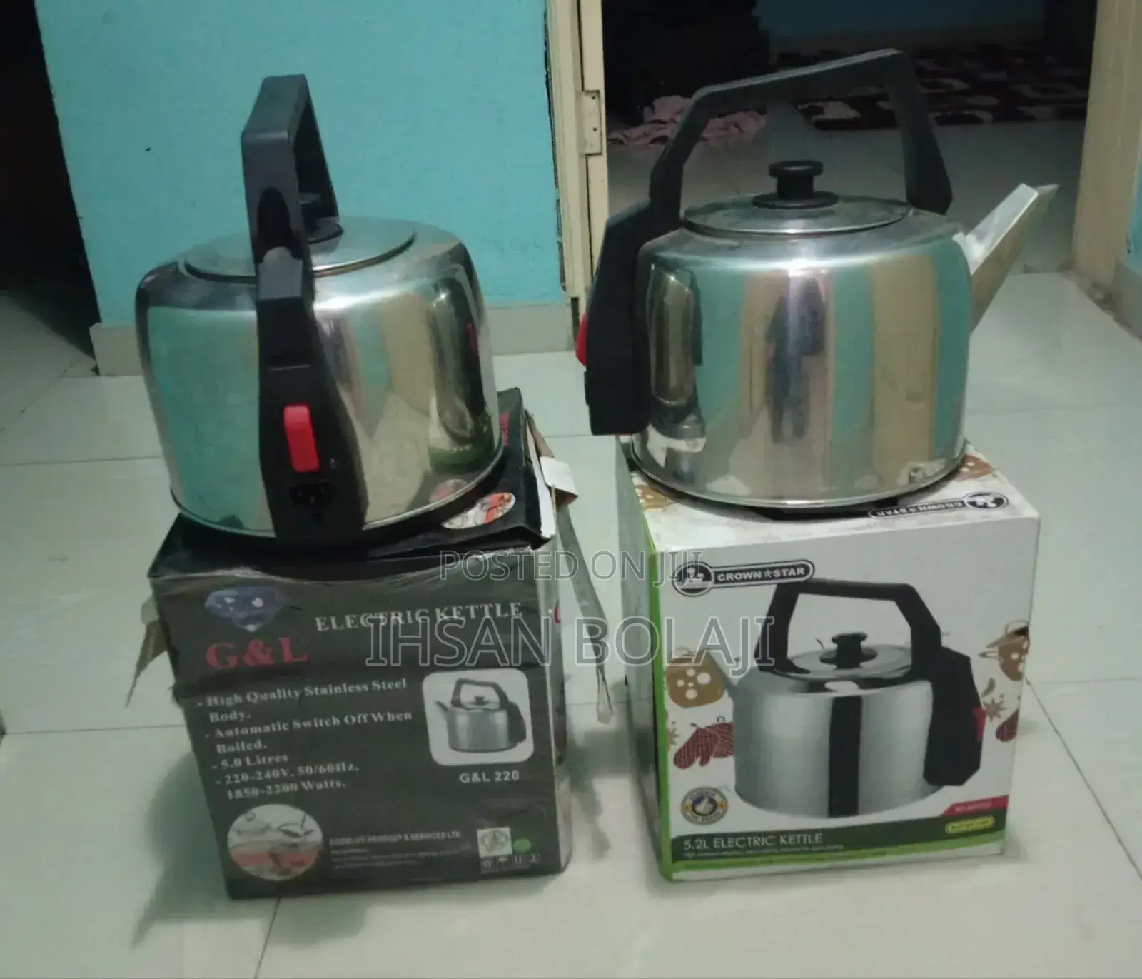 Crown Star Electric Kettle 5.2 Litres