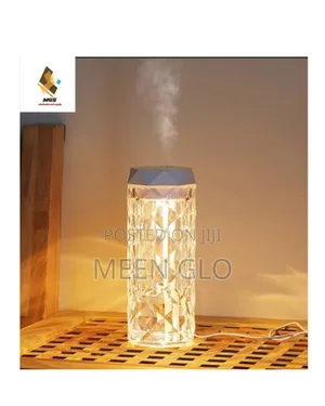 Crystal Lamp Air Humidifier and Aroma Diffuser