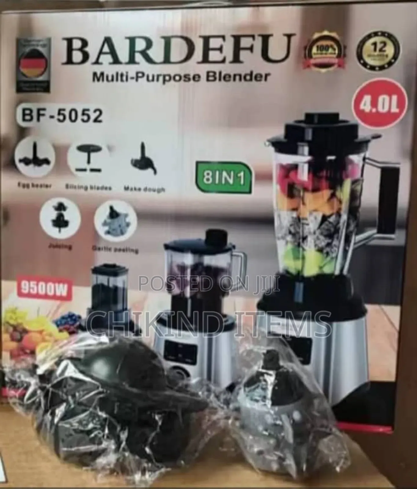 Multipurpose 9500 Watt Bardefu Blender