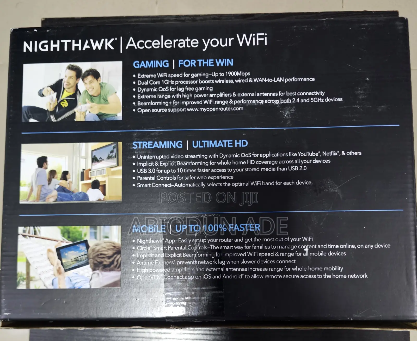 Netgear Nighthawk Ac1900 Smart Wifi Router (R7000)
