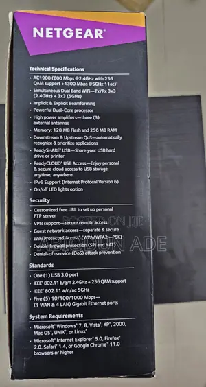Netgear Nighthawk Ac1900 Smart Wifi Router (R6900)