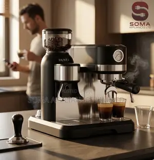 Duvel Dl-122 Professional Espresso Coffee Machine With Grinder