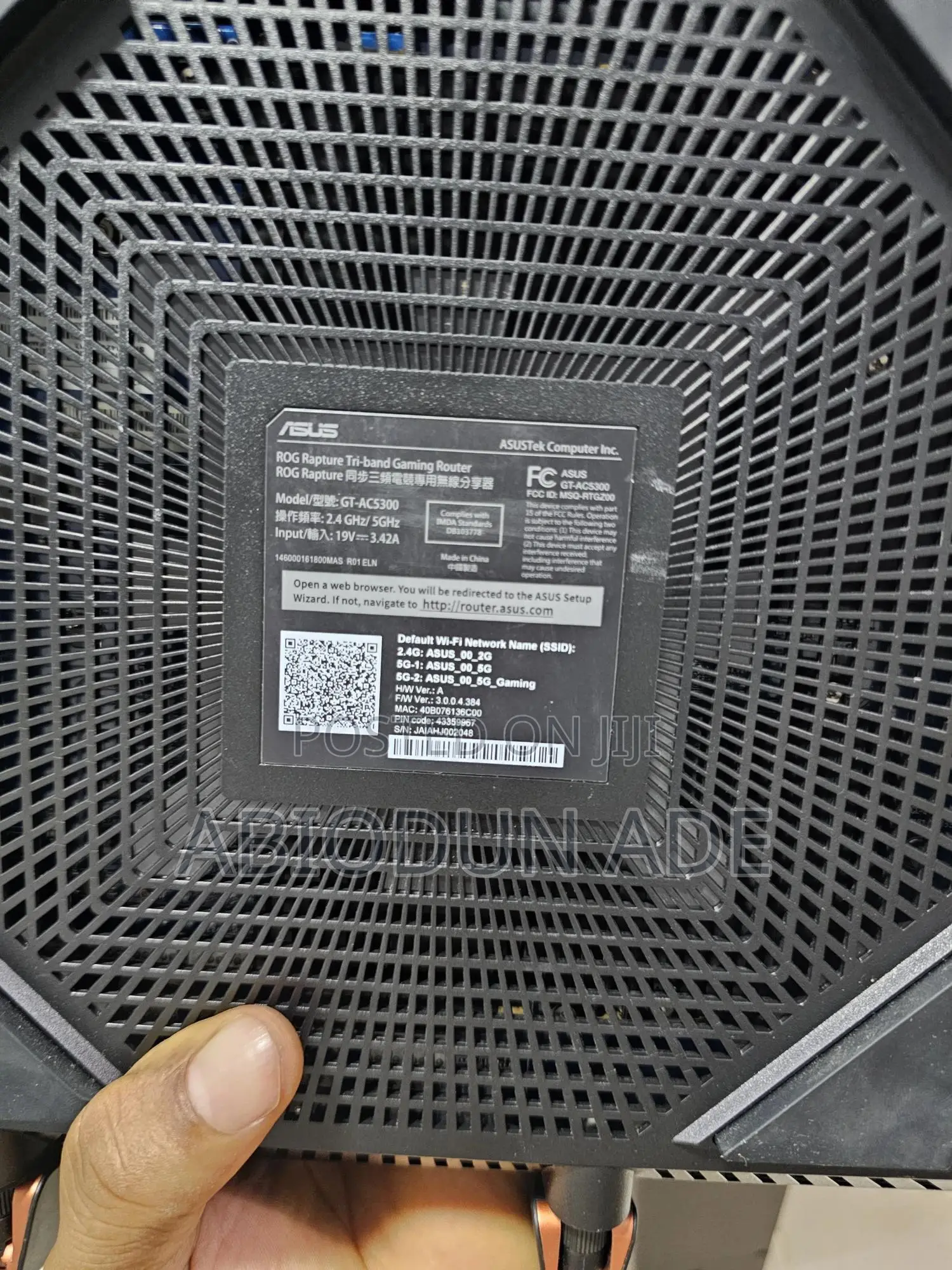 Asus Rog Rapture Gt-Ac5300 Gaming Wifi Router
