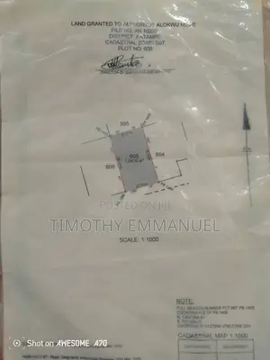1266.37 Square Meters C of O Katampe Main