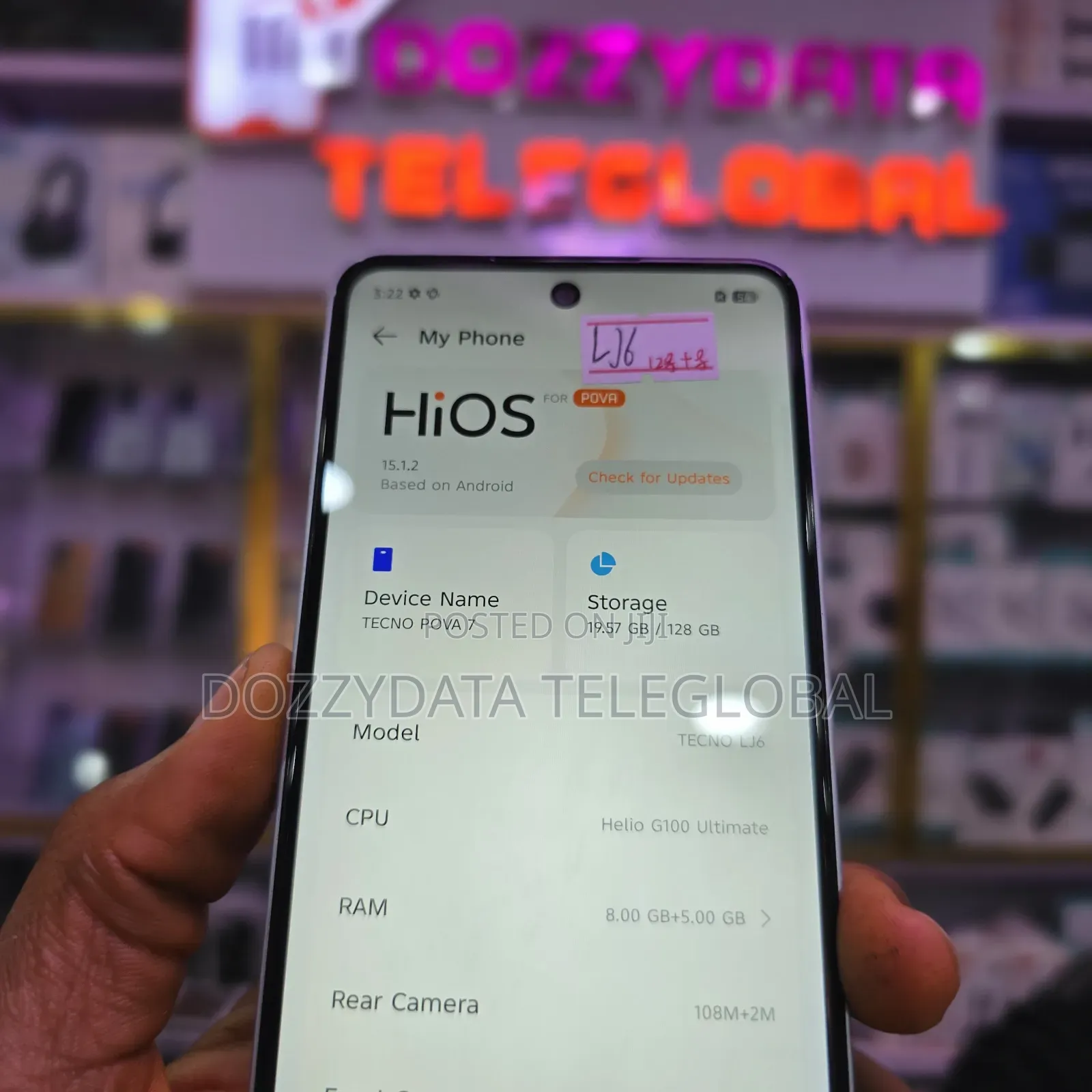 Tecno Pova 7 Pro 5G 128 GB Silver