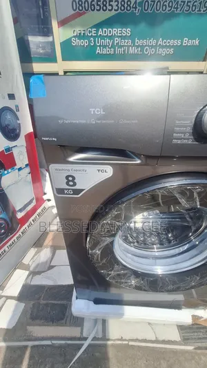 New TCL 8kg Automatic Washing Machine Front Load Wash and Spinning