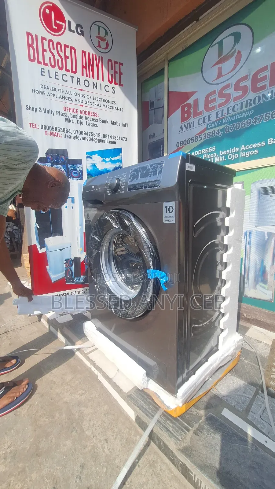 New TCL 8kg Automatic Washing Machine Front Load Wash and Spinning