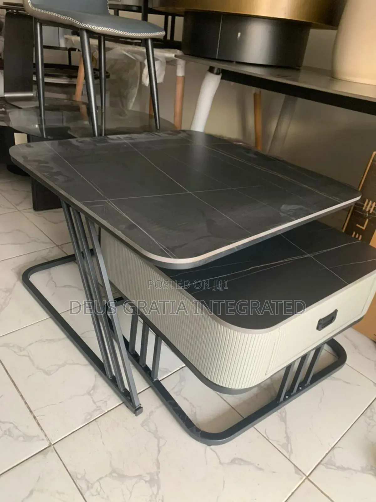 Marble Centre With Drawer