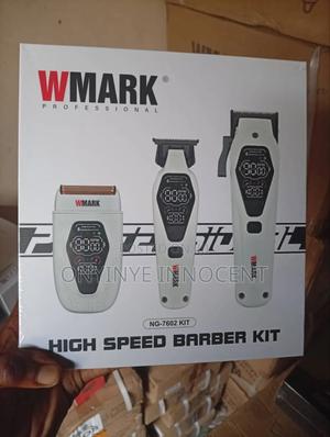 Wmark Professional 3-in-1 High-Speed Barber Kit - Model Ng-7602 Kit