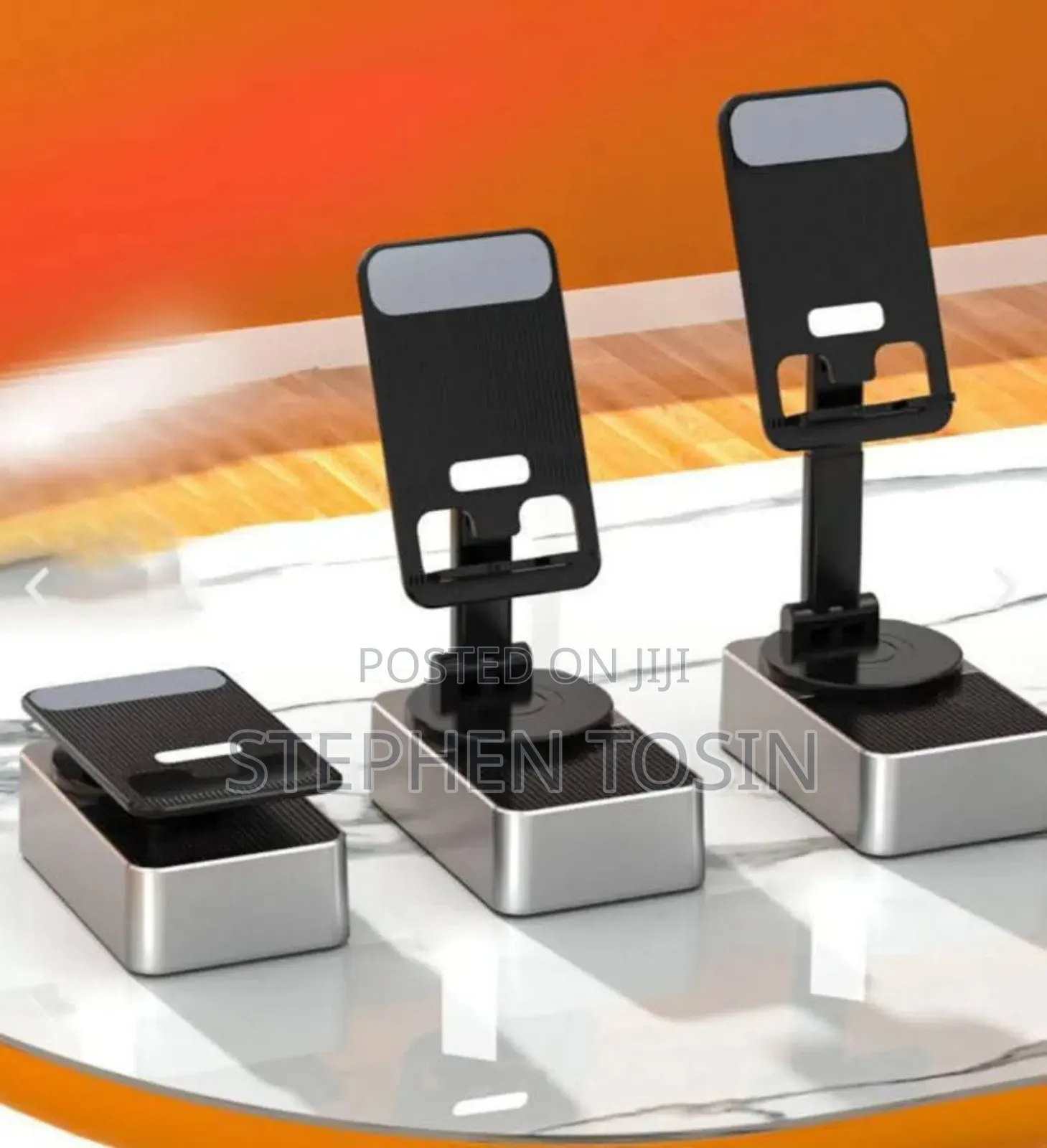 3in1 Adjustable Phone Holder With Bluetooth Speaker