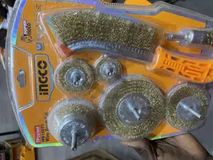 7pcs Ingco Cup Wire Brush Set