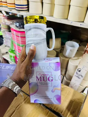 300ml White Ceramic Coffee Mug