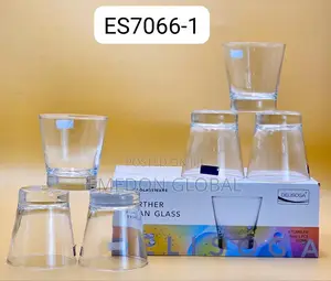 Glass Tumblers for Whiskey or Juice. 6pcs