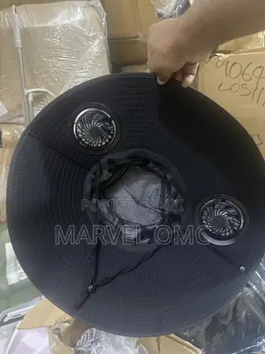 Solar and Rechargeable Fan Cap