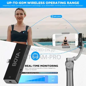 Boya Wireless Lavalier Microphone for iPhone