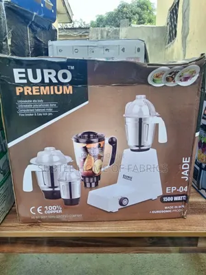 Euro Premium 4-in-1 Blender Grinder – 1500w Power Mixer