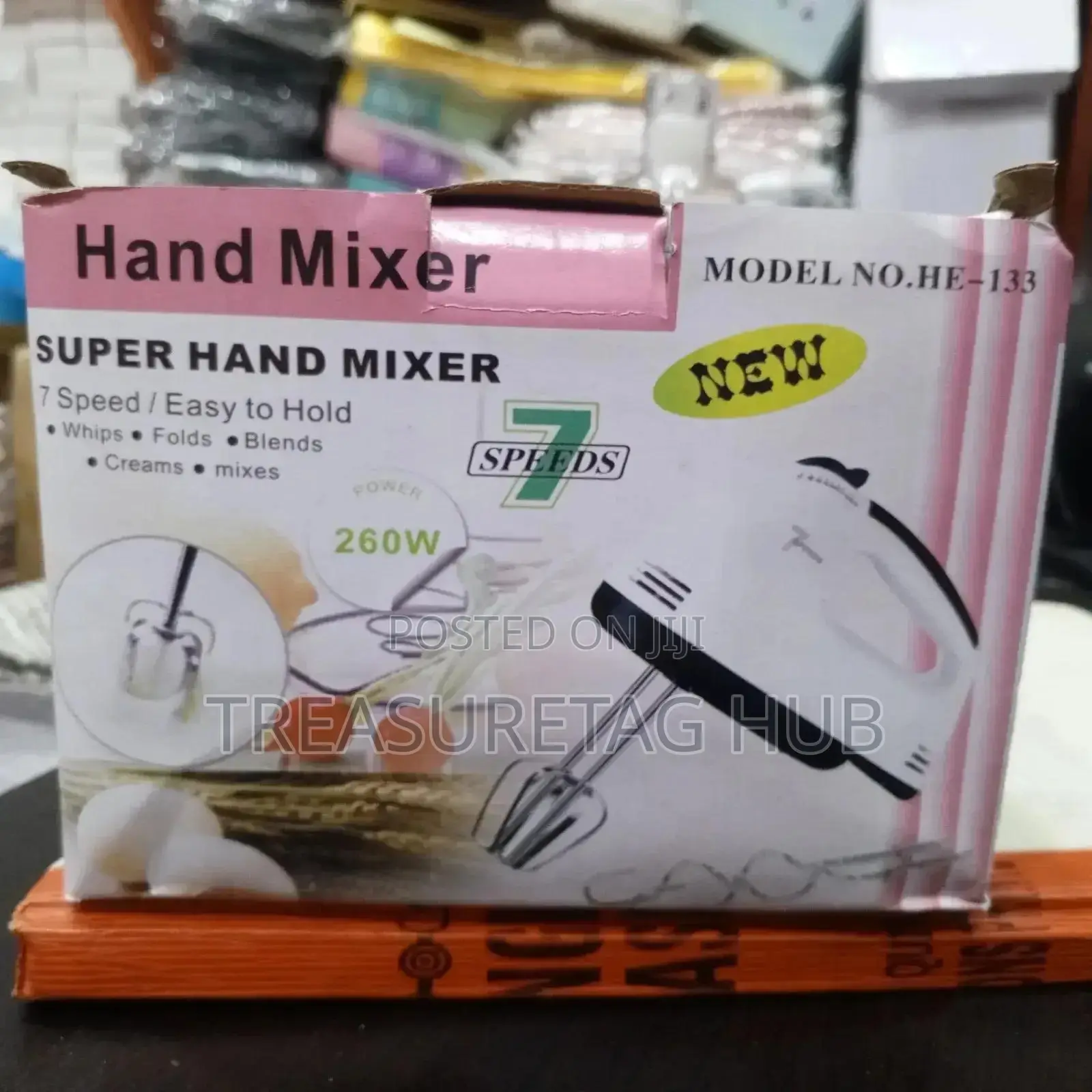 Blue Idea Hand Mixer