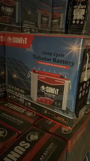 12v/240ah Sunfit Solar Tall Tubular Battery