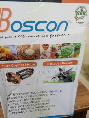 Boscon High Performance Blender – Power Full Copper Motor