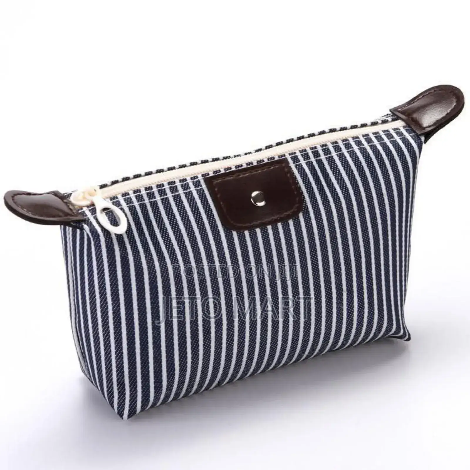 Stripped Makeup Purse