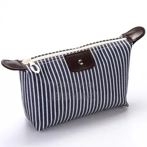 Stripped Makeup Purse